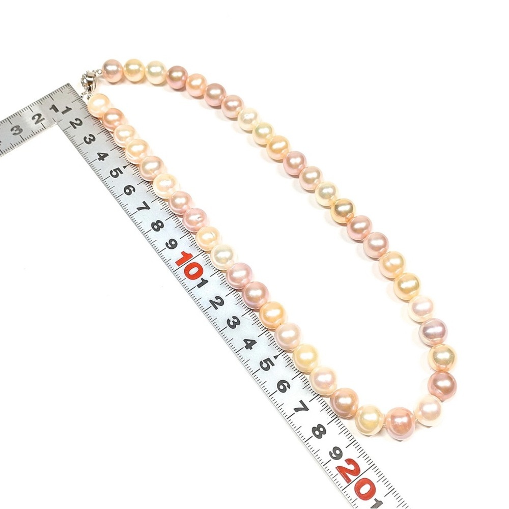 Pearl Necklace Sterling Silver - Picture 3 of 9
